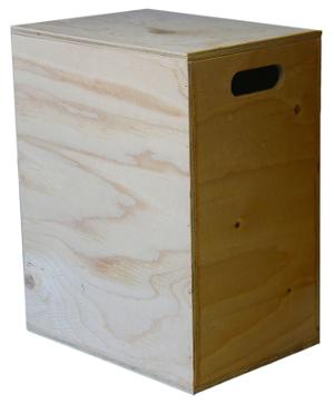 Six Bottle Wooden Box with Protective Insert