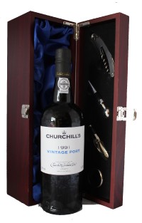 1991 Churchill Vintage Port in Gift Box with Accessories, 1991